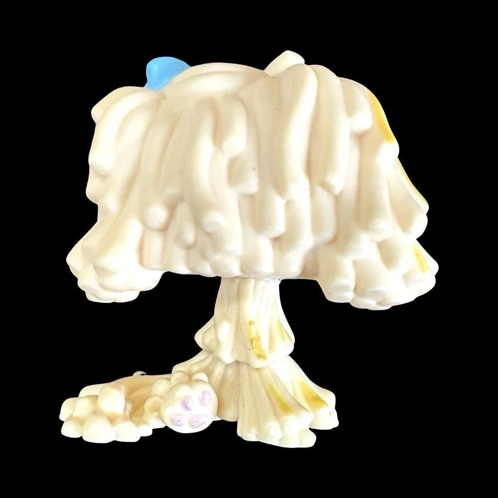 Littlest Pet Shop LPS 1257 Yellow Mop Dog Komondor Walmart Exclusive HTF RARE